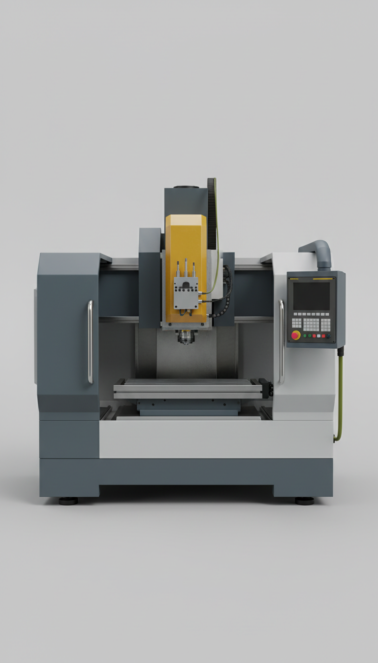 3-axis CNC Milling Machine with Steel Chassis